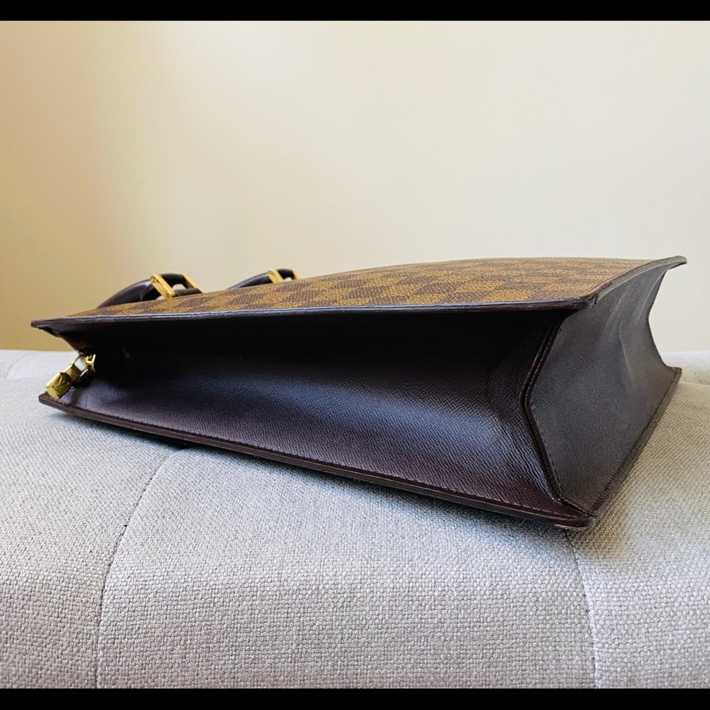 SOLD Louis Vuitton Damier Ebene Sac Plat Tote Bag - Picture 4 of 8